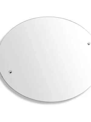 Zrcadlo ovál 60 x 50 cm Metalia 3 Hoge Kwaliteit