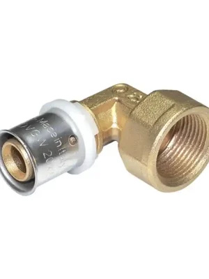 Laatste Kans PEXAL Koleno s vnitřním závitem 26 mm x 1" - Lisovací tvarovka (TH) 100°C