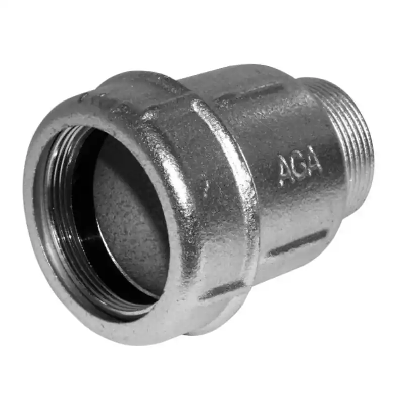 Beperkte Voorraad AGAFLEX AK spojka 2", 59,5-63,8mm, s vnějším závitem, svěrná, voda, litina/pozink