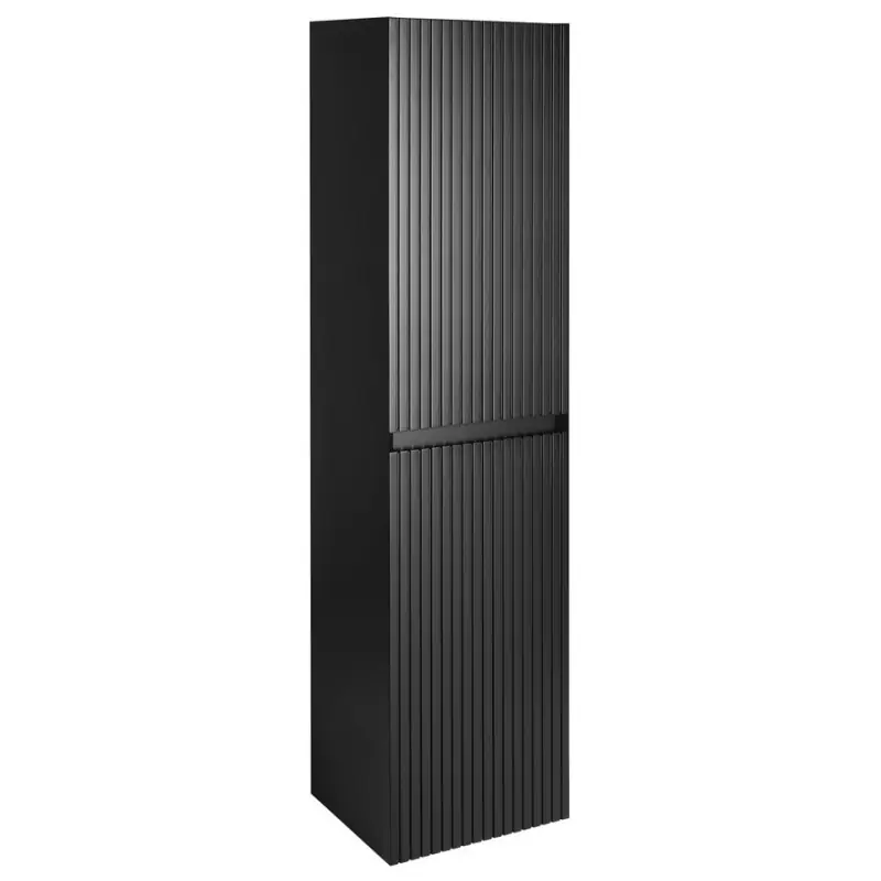 FILENA vysoká skříňka 35x140x30cm, černá mat strip Flitsaanbieding