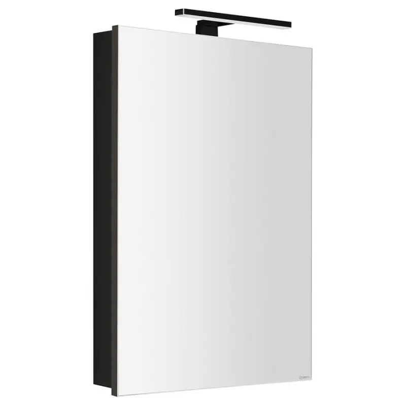 GRETA galerka s LED osvětlením, 50x70x14cm, černá mat Laatste Kans