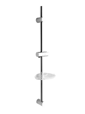 Posuvný držák sprchy s mýdlenkou, 810mm, chrom Pouze Dnes