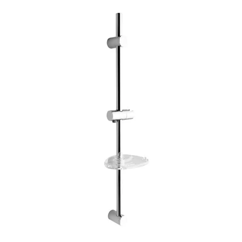 Posuvný držák sprchy s mýdlenkou, 810mm, chrom Alleen Vandaag