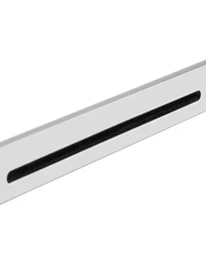 Cenově Výhodný CUT vanová souprava, přepadová štěrbina 170x24mm a Click Clack zátka, chrom