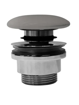 GSI umyvadlová výpust 5/4“, click-clack, keramická zátka, tortora mat Nieuw