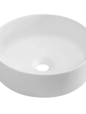 Hoge Kwaliteit INFINITY ROUND keramické umyvadlo na desku, průměr 36cm, bílá mat