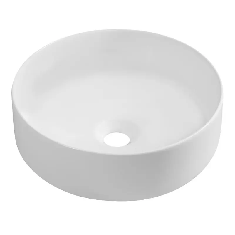 Hoge Kwaliteit INFINITY ROUND keramické umyvadlo na desku, průměr 36cm, bílá mat