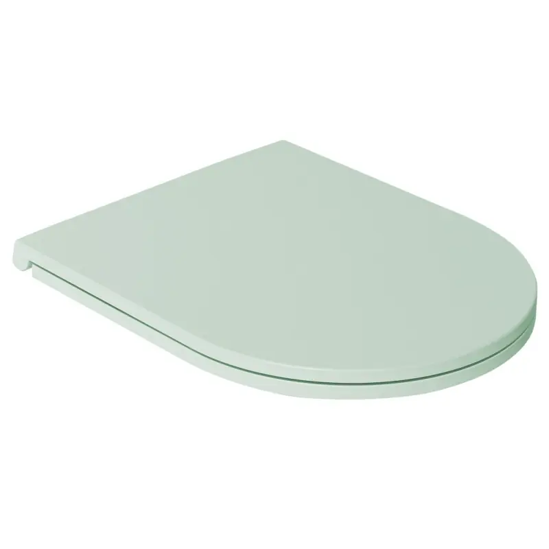 Direct Beschikbaar INFINITY WC sedátko, SLIM, odnímatelné, Soft Close, zelená mint