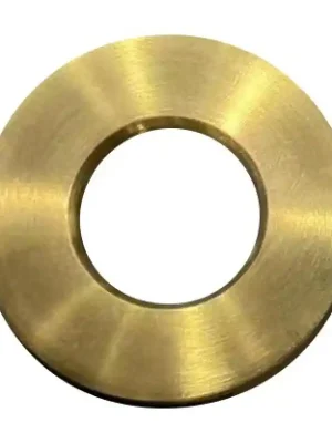 Kovová krytka přepadu umyvadla, 30 mm, zlato mat Speciale Akce