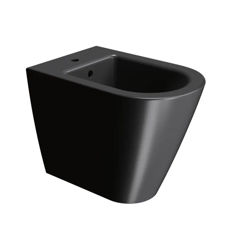 KUBE X bidet stojící, 36x55cm, černá mat Finale Uitverkoop