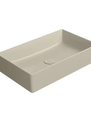 Shop Nu KUBE X keramické umyvadlo na desku, 60x37cm, creta mat