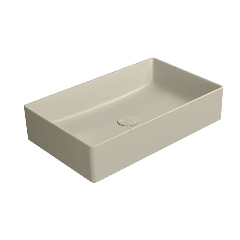 Shop Nu KUBE X keramické umyvadlo na desku, 60x37cm, creta mat