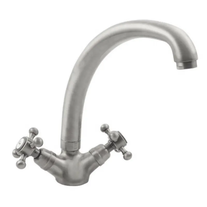 Korting ANTEA stojánková dřezová baterie, výška 265mm, nikl