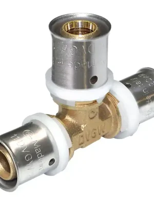 PEXAL T-kus pravidelný 20 x 20 x 20 mm - Lisovací tvarovka (TH) PN10, 100°C Oblíbený