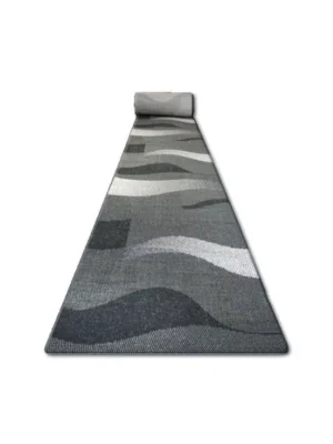 Běhoun Sisal Floorlux 20212 černý / stříbrný Premium