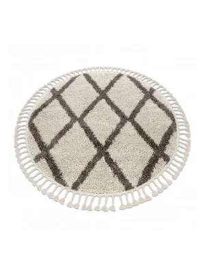 Must-Have Koberec kulatý BERBER TROIK krémový