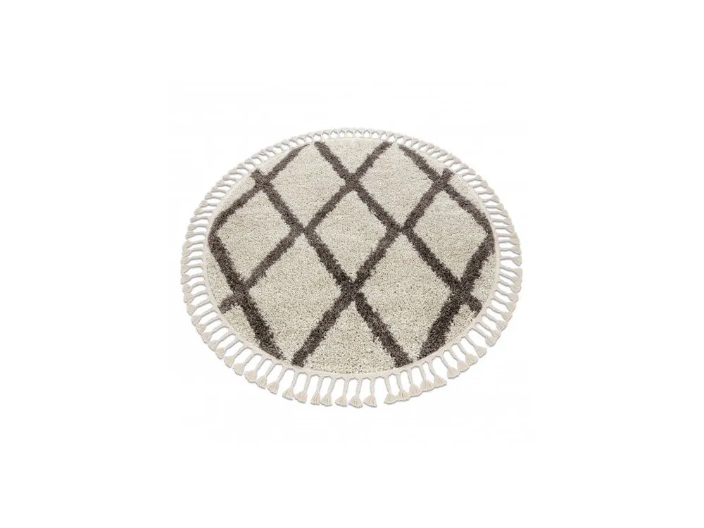 Must-Have Koberec kulatý BERBER TROIK krémový