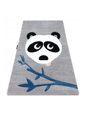 Goedkoop Dětský kusový koberec PETIT Panda šedý