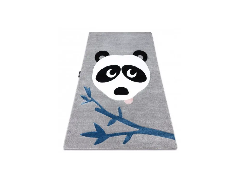 Goedkoop Dětský kusový koberec PETIT Panda šedý