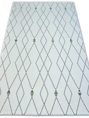 Kusový koberec Sisal COLOR 19443/062 krémový geometrický vzor Kup Teď