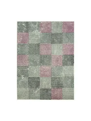 Nieuw Kusový koberec LUNA 503568/56935 fialový Patchwork
