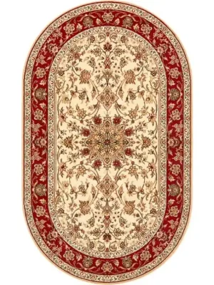Must-Have Oválný koberec Agnella Standard Samir krémový