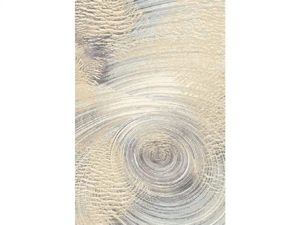 Moderní vlněný koberec Agnella Isfahan Glomma Alabaster béžový / krémový Exclusieve Aanbieding