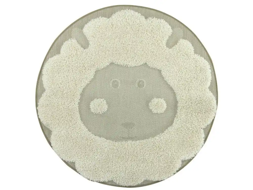 Kulatý dětský koberec SMILE 15545/653 Ovečka krémový Must-Have