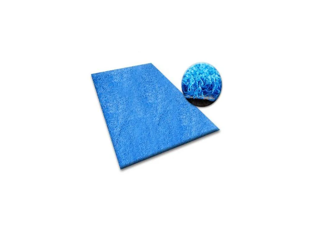Goedkoop Koberec kusový SHAGGY 5cm modrý
