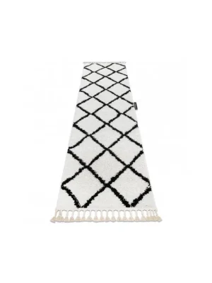 Koberec - běhoun BERBER CROSS bílý Odeslání Ihned