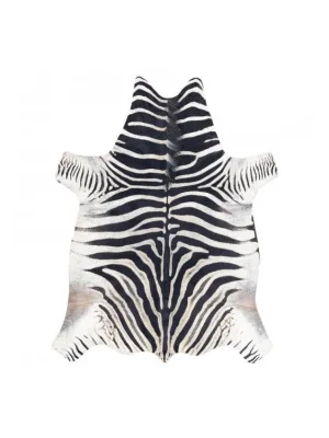 Koberec imitace zvířecí kůže Zebra G5128-1 černý bílý Nejprodávanější