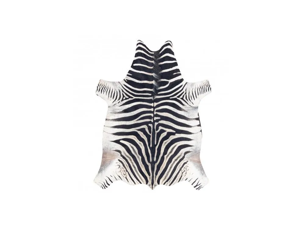 Koberec imitace zvířecí kůže Zebra G5128-1 černý bílý Nejprodávanější
