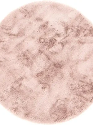 Moderní kulatý koberec Angelo Pink růžový Exclusieve Akce
