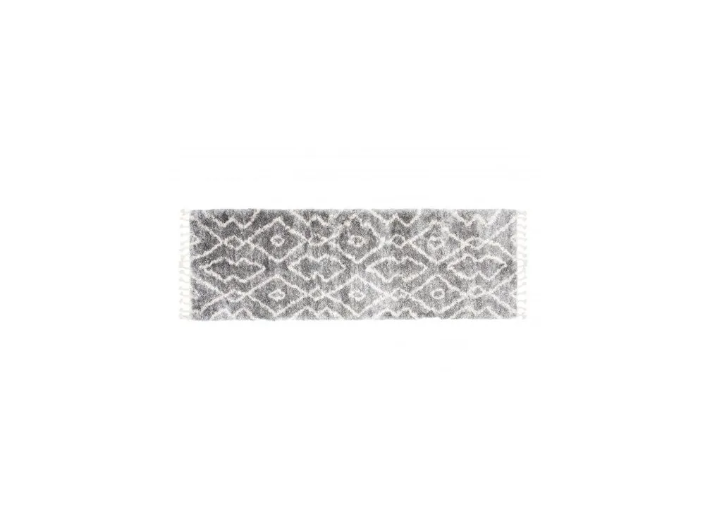 Speciale Aanbieding Kusový Běhoun Shaggy AZTEC FN30A Tmavě Šedý