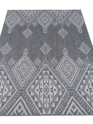 Goedkoop Kusový koberec sisalový oboustranný ZARA 13 šedý
