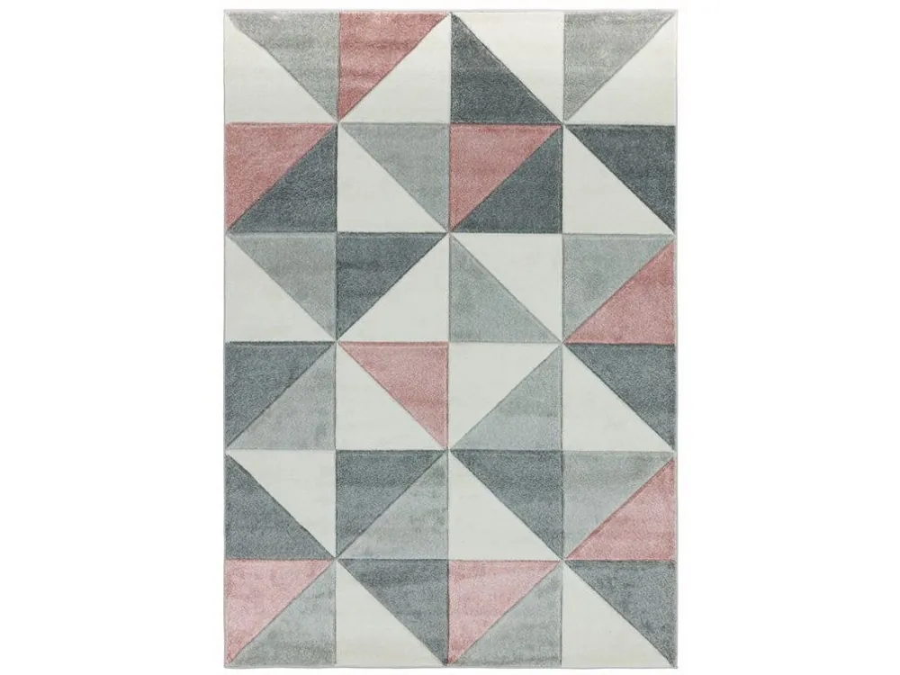 Betaalbaar Moderní kusový koberec Sketch SK05 Geometrický vzor šedý krémový