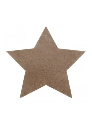 Moderní kusový koberec SHAPE 3148 Hvězda protiskluzový vhodný k praní shaggy camel béžový Vrácení Zdarma