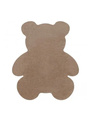 Kusový koberec SHAPE 3146 Medvídek protiskluzový vhodný k praní shaggy camel béžový Přímo Od Výrobce
