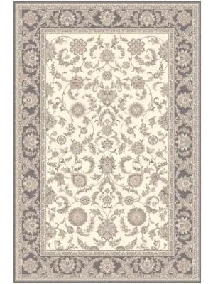 Aanbieding Agnella klasický vlněný koberec Isfahan Anafi Alabaster béžový šedý