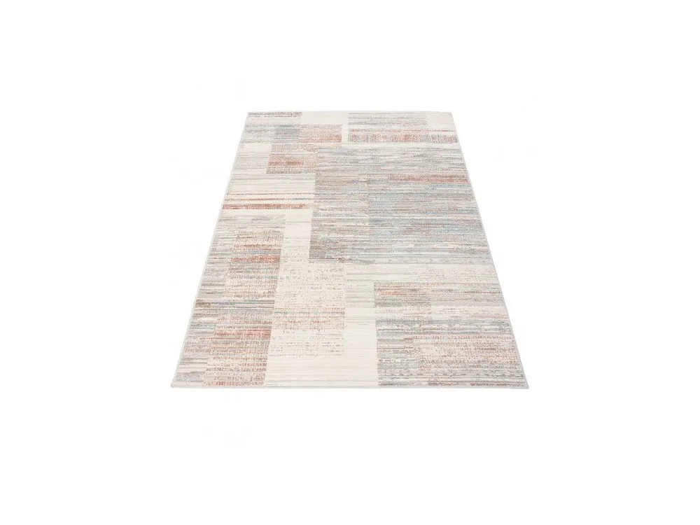 Exclusieve Aanbieding Moderní kusový koberec PORTLAND G498C bílý červený