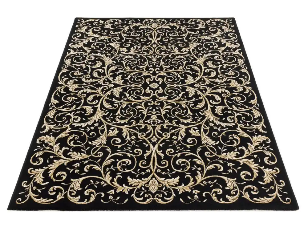 Kusový koberec Ragolle Da Vinci 57389 3233 černý Exclusieve Aanbieding