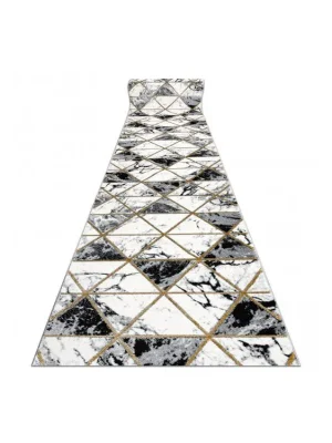 Běhoun EMERALD 1020 geometrický moderní krémový černý zlatý Nízká Cena