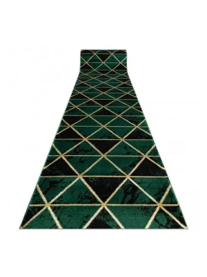 Ihned K Objednání Běhoun EMERALD 1020 geometrický moderní zelený zlatý