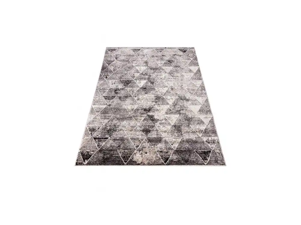 Must-Have Kusový koberec PETRA 3009 1 255 Geometrický Moderní šedý béžový hnědý