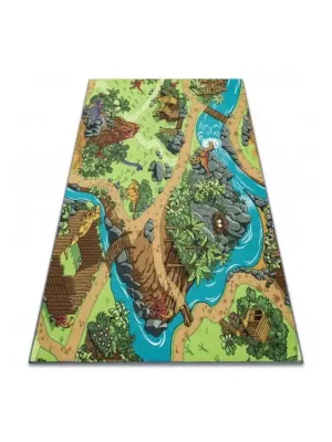 Nejlepší Cena Dětský kusový koberec REBEL ROADS Dino World 29 Dinosauři protiskluzový vícebarevný