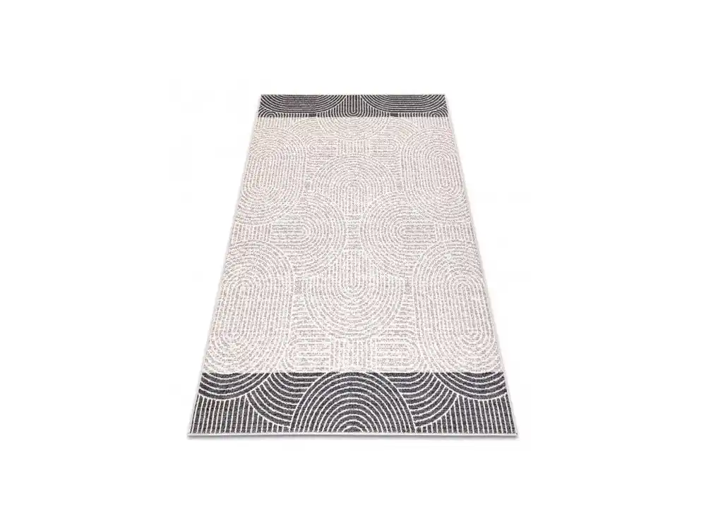 Kusový koberec vlněný ANGEL 7901 / 52022 Geometrický béžový šedý Veilige Betaling