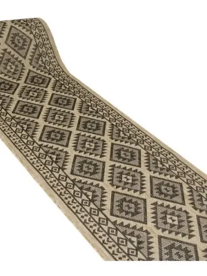 Omezené Množství Běhoun sisalový Terra Eco 17 Romby Geometrický béžový grafitový