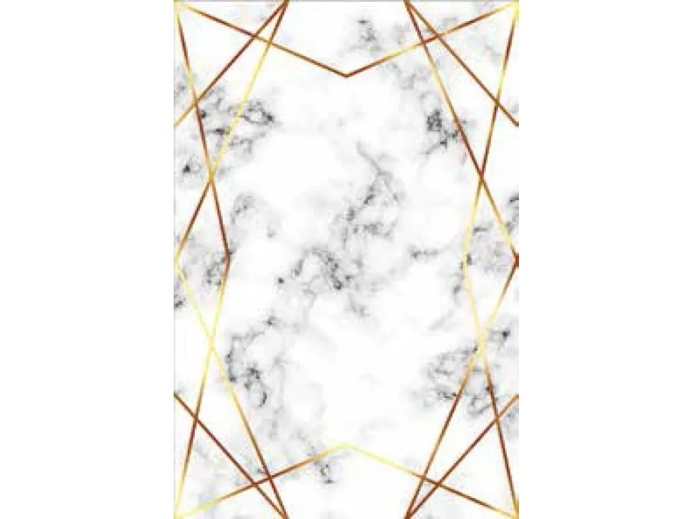 Kusový koberec pratelný TOSCANA 23090 Moderní Geometrický pogumovaný krémový zlatý Aanbieding