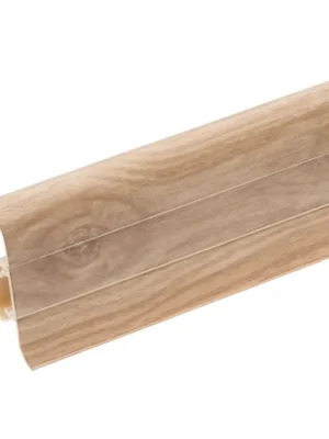 Podlahová lišta soklová PVC - Cezar Premium 237 Dub Sonoma Ciemny matný (2,2m) Dagaanbieding