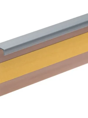 Alleen Vandaag Kobercová lišta PVC - 119 Stříbrná (2,5m)